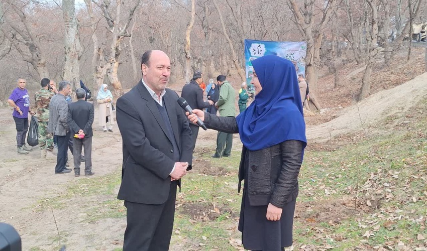 4800 نهال در پویش سراسری به نام پدر در گلستان غرس شد