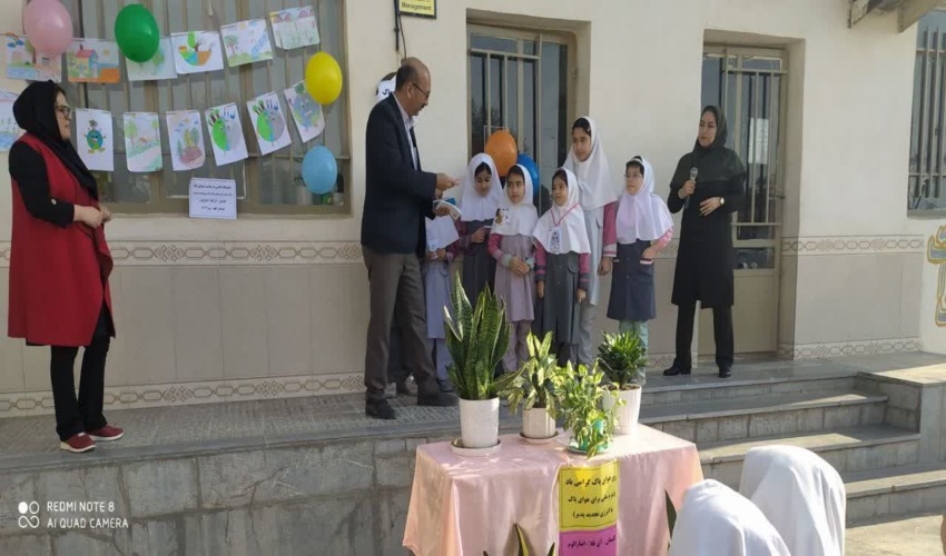 حضور کارشناس اداره منابع طبیعی و آبخیزداری شهرستان آق قلا