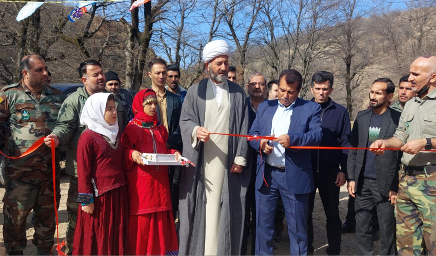 افتتاح سازه سنگ و ملاتی حوزه اوغان گالیکش