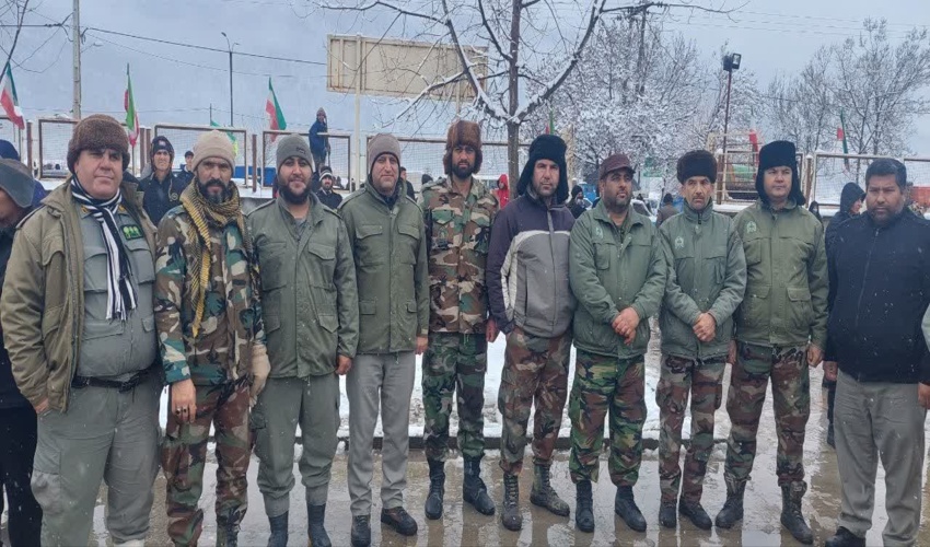 حضور جنگلبانان در راهپیمایی 22 بهمن در سراسر استان گلستان