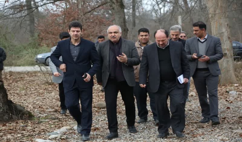 بازدید مسئولین استانی از  پروژه میراث روستایی گلستان در پارک جنگلی قرق