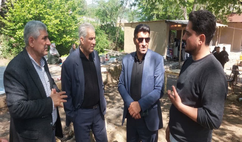 بازدید میدانی مدیرکل منابع طبیعی گلستان از پارک جنگلی چشمه گل رامیان